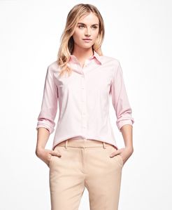 Petite Non-Iron Fitted Dress Shirt