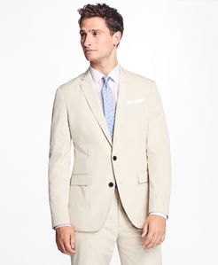 Two-Button Cotton Suit Jacket