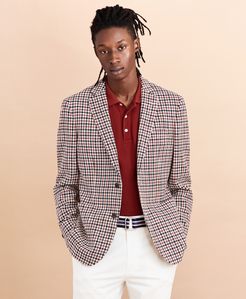 Two-Button Gingham Sport Coat