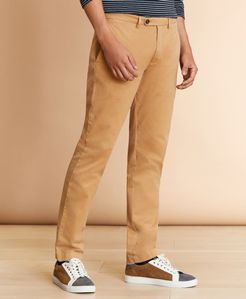 Slim-Fit Garment-Dyed Stretch Chinos