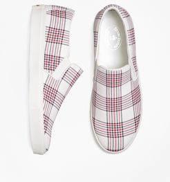 Plaid Canvas Sneakers