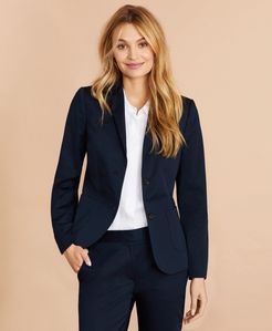 Stretch Cotton Sateen Jacket