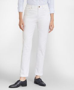 Stretch Supima Cotton Five-Pocket Pants