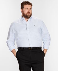Non-Iron Big & Tall Oxford Stripe Sport Shirt