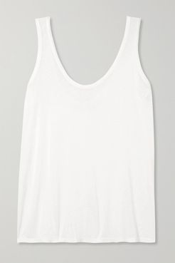 Thomaston Slub Jersey Tank - White