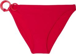 Lunaris Embellished Bikini Briefs - Red