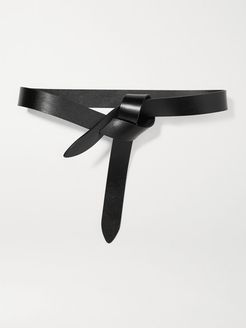 Lecce Leather Belt - Black