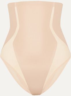 Haute Contour High-rise Stretch Thong - Neutral