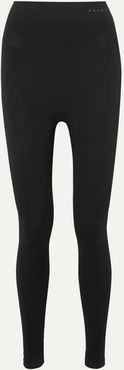 Stretch-knit Leggings - Black