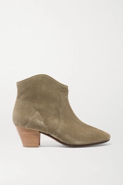 Étoile The Dicker Suede Ankle Boots - Beige
