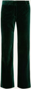 1976 Cotton-velvet Flared Pants - Green