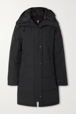 Shelburne Hooded Quilted Shell Down Parka - Black