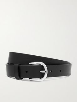 Zap Leather Belt - Black