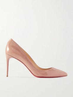 Pigalle Follies 85 Patent-leather Pumps - Beige