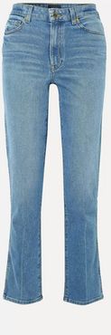 Victoria High-rise Straight-leg Jeans - Indigo