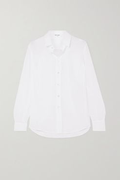 Silk Crepe De Chine Shirt - White