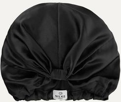 The Eva Silk Hair Wrap - Black