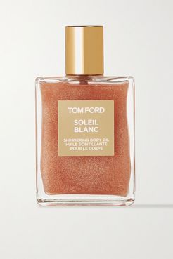 Soleil Blanc Shimmering Rose Gold Body Oil, 100ml