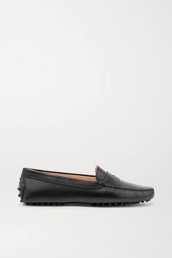 Gommino Leather Loafers - Black