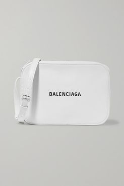 Everyday S Aj Printed Textured-leather Camera Bag - White