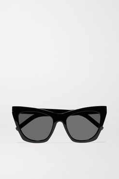 Kate Cat-eye Acetate Sunglasses - Black