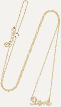 Love 14-karat Gold Diamond Necklace