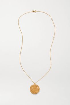 Il Leone Medallion Gold-plated Necklace