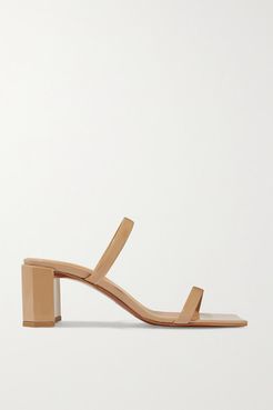 Tanya Patent-leather Mules - Neutral