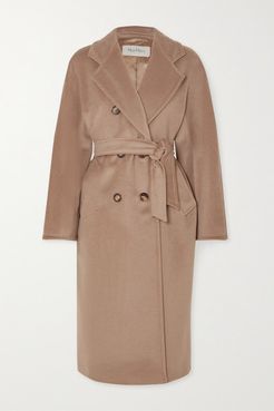 101801 Icon Double-breasted Wool And Cashmere-blend Coat - Camel