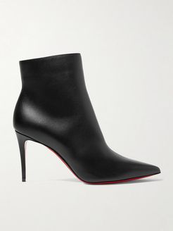 So Kate Booty 85 Leather Ankle Boots - Black
