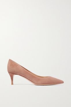 55 Suede Pumps - Beige