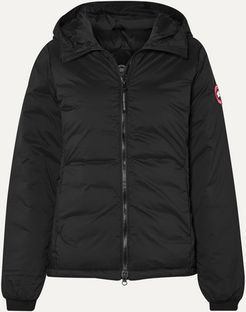 Camp Hooded Quilted Ripstop Down Jacket - Black