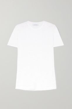 Linen-jersey T-shirt - White