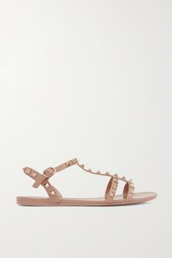 Garavani The Rockstud Rubber Sandals - Blush