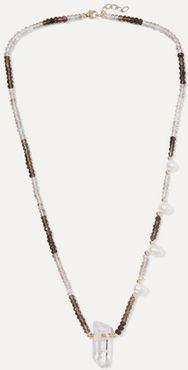 14-karat Gold Multi-stone Necklace