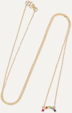 14-karat Gold Multi-stone Necklace