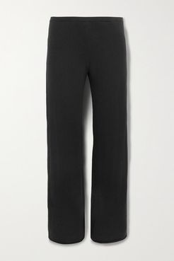 Essentials Pima Cotton-jersey Pajama Pants - Black