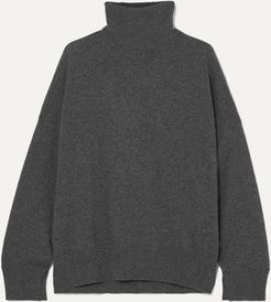 Cashmere Turtleneck Sweater - Gray