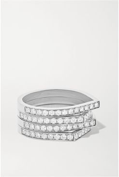 Antifer 18-karat White Gold Diamond Ring