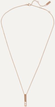 My First Diamond 18-karat Rose Gold Diamond Necklace