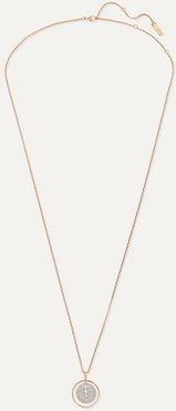 Lucky Move 18-karat Rose Gold Diamond Necklace