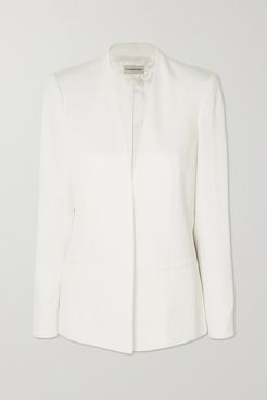 Nivelle Crepe Blazer - Off-white