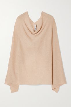 Cashmere Poncho - Neutral