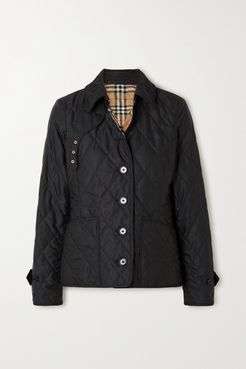 Quilted Shell Jacket - Black