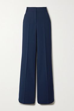 Floyd Wool-twill Wide-leg Pants - Blue