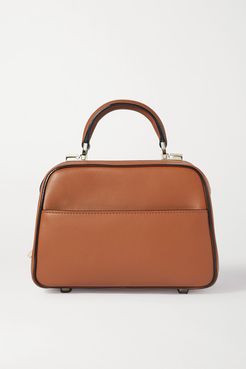 Series S Small Leather Tote - Tan