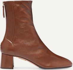 Saint Honoré 50 Leather Ankle Boots - Tan