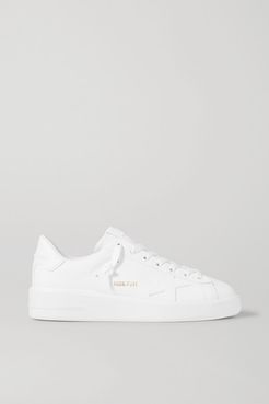 Pure Star Leather Sneakers - White