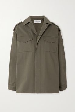 Cotton-twill Jacket - Green