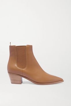 45 Leather Chelsea Boots - Beige